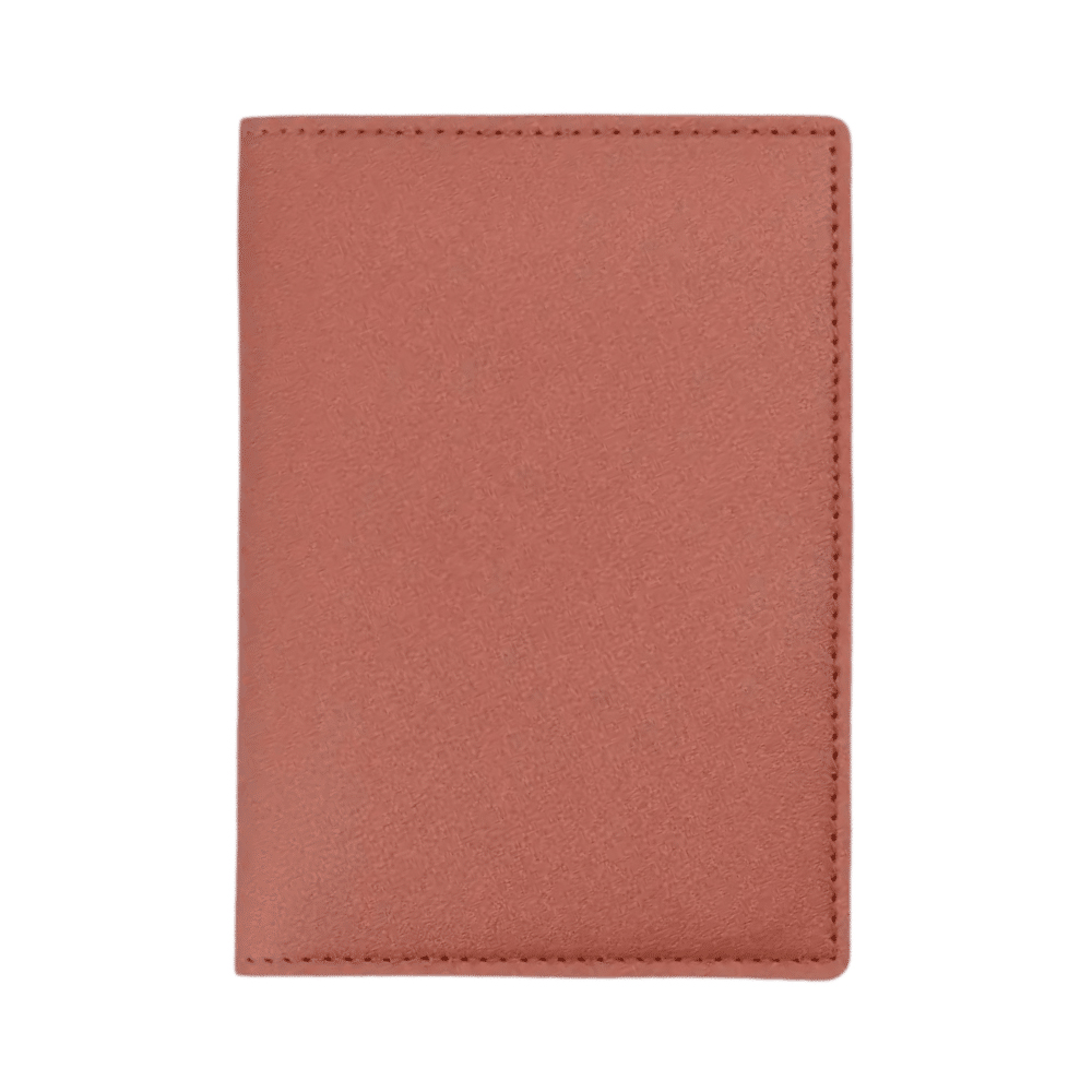 Custom Passport Holder - Handstitched with travel quote